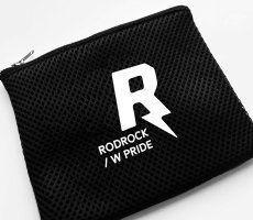 画像2: 【受注生産】刺繍 RODROCK MESH POUCH (2)